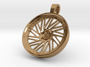 Vossen LC105 KeyChain Pendant 35mm in Polished Brass