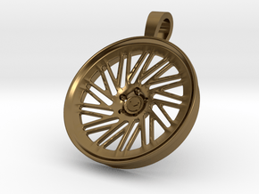 Vossen LC105 KeyChain Pendant 35mm in Polished Bronze