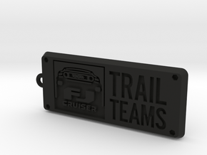 FJ Cruiser Trail Teams Keychain in Black Natural Versatile Plastic