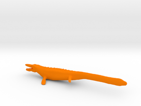Dino Toys Miniature Replica Mosasaurus  in Orange Processed Versatile Plastic
