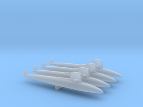 Skipjack class SSN x 4, 1/2400 in Tan Fine Detail Plastic