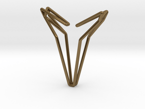 YOUNIVERSAL 8, Pendant in Polished Bronze