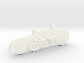 TopGear Crew Silhouette  in White Processed Versatile Plastic