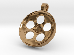 Vossen LC103 KeyChain Pendant 35mm in Polished Brass