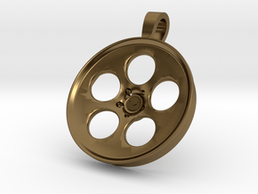 Vossen LC103 KeyChain Pendant 35mm in Polished Bronze