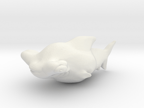 Sharky in White Natural Versatile Plastic