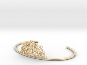 Half Lace Cuff - small in 14K Yellow Gold
