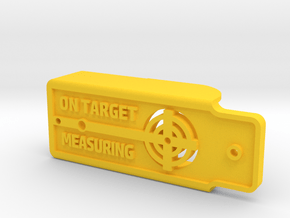 Device Holder 9-4-15.SLDPRT in Yellow Processed Versatile Plastic