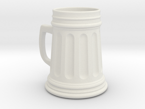 Roman Handle New in White Natural Versatile Plastic