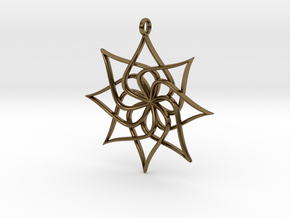 LotusPendant in Polished Bronze