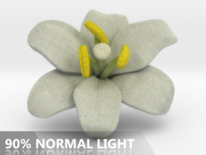 Lily Flower 1 - M in Full Color Sandstone