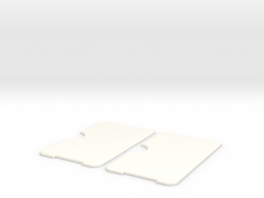 Minimalist Wallet  in White Processed Versatile Plastic