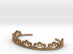 Open Lace Cuff - small in Polished Brass