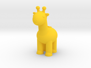 Giraffe (Nikoss'Animals) in Yellow Processed Versatile Plastic