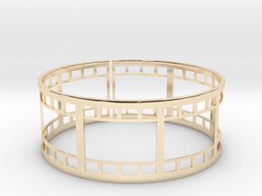 Film Strip Ring in 14K Yellow Gold