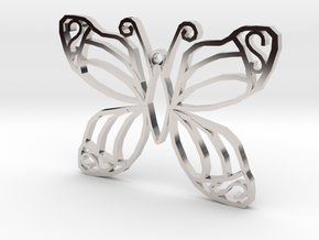 Butterfly Pendant in Platinum