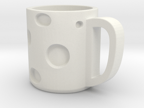 Sheese Cup in White Natural Versatile Plastic