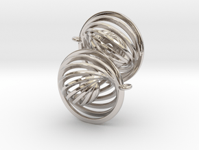 Concentric Earrings in Platinum