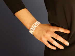 Julia Set Bracelet 7in (18cm) in White Natural Versatile Plastic
