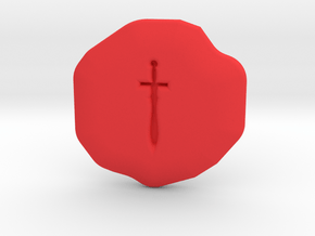 Valor Runestone in Red Processed Versatile Plastic