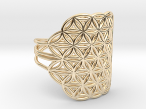 FLOWER OF LIFE Ring Nº32 in 14K Yellow Gold