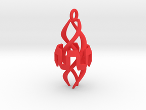 Ingress Resonator Pendant ( 2.25 inch) in Red Processed Versatile Plastic