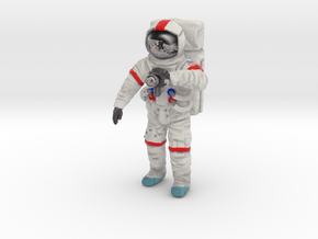 Astronaut--moonwalker-51mm-color---20141024--003d in Full Color Sandstone