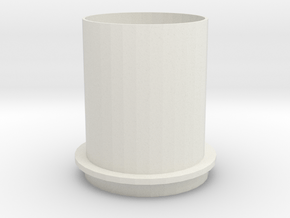 K-cup Recycle Shell in White Natural Versatile Plastic