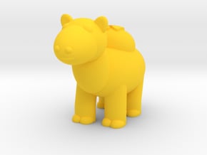 Camel (Nikoss'Animals) in Yellow Processed Versatile Plastic