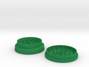 Custom Zodiac Herbal Grinder in Green Processed Versatile Plastic