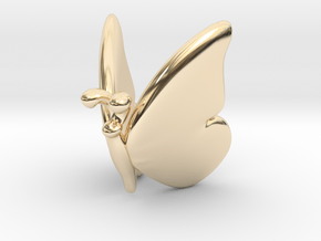 Butterfly 1 - M in 14K Yellow Gold