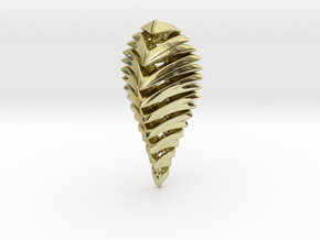 skeleton abstract, pendant in 18K Gold Plated