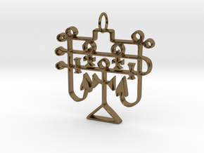 Sigil of Andras in Polished Bronze