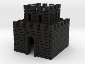 Mini Castle in Black Natural Versatile Plastic