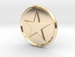 C-BASICCHAMSTAR in 14k Gold Plated Brass