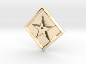 D-1 CHAMSTARDOME in 14k Gold Plated Brass