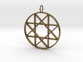 Star of Isis in Polished Bronze
