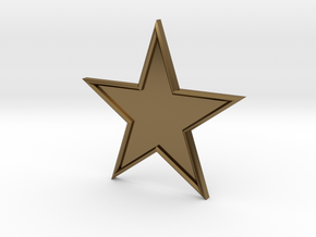 STAR-BASIC-1CHAMPER in Polished Bronze