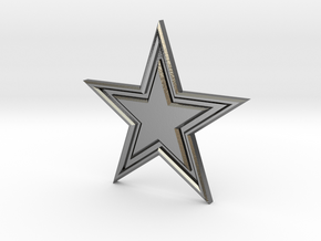 STAR-BASIC-1CHAMPERSTAR in Polished Silver