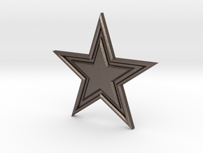 STAR-BASIC-1CHAMPERSTAR in Polished Bronzed Silver Steel