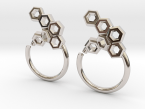 Honeycomb Seam Ring in Platinum