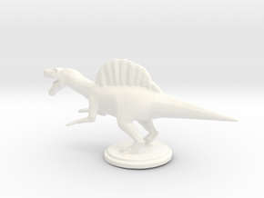 Replica Miniature Dinosaurs Spinosaurus Model A.01 in White Processed Versatile Plastic