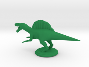Replica Miniature Dinosaurs Spinosaurus Model A.02 in Green Processed Versatile Plastic