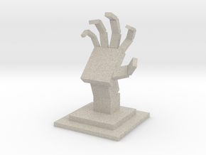 The Cubist Palm in Natural Sandstone