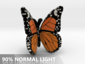 Butterfly 1 - L in Full Color Sandstone