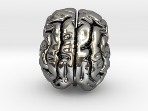 Cheetah brain in Fine Detail Polished Silver