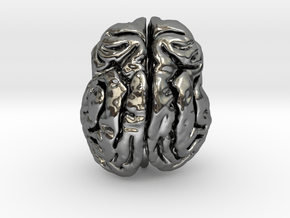 Leopard brain in Fine Detail Polished Silver