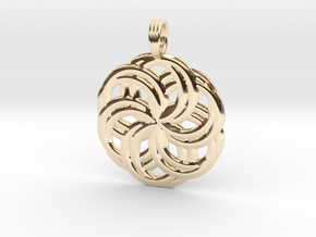 LIFE SPIRALS in 14k Gold Plated Brass