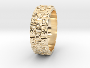 CellRing Alfa in 14k Gold Plated Brass