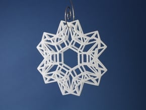 Envelopes & Stamps Snowflake in White Processed Versatile Plastic